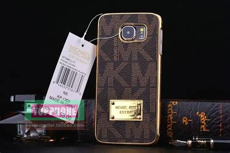 NIB MICHAEL KORS SAMSUNG S7. BEIGE LOGO FLIP 